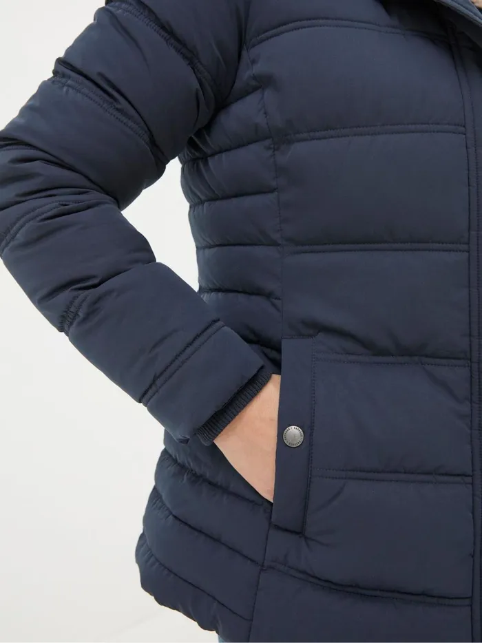 Women Coats and Jackets Fat Face Lara Navy Lara Puffer Coat