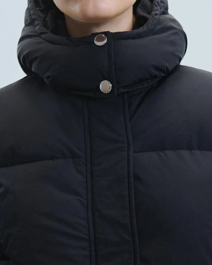 Women Coats and Jackets From Future Outerwear Craquele Down Jacket Black