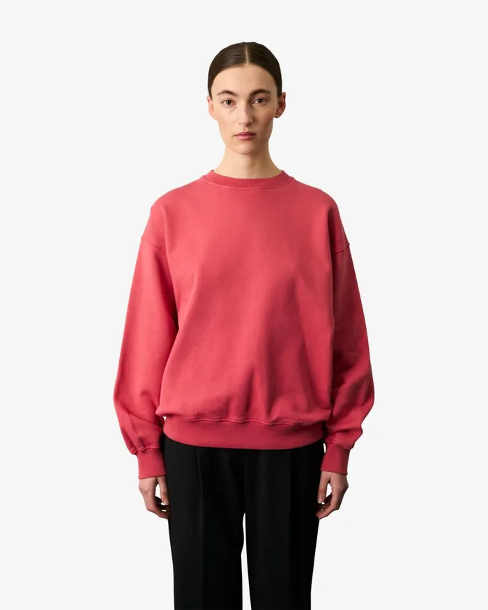 Women Crewneck Sweatshirts Colorful Standard Organic Oversized Crew Lava Grey