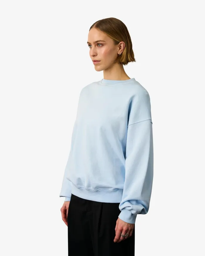Women Crewneck Sweatshirts Colorful Standard Organic Oversized Crew Magenta Blaze