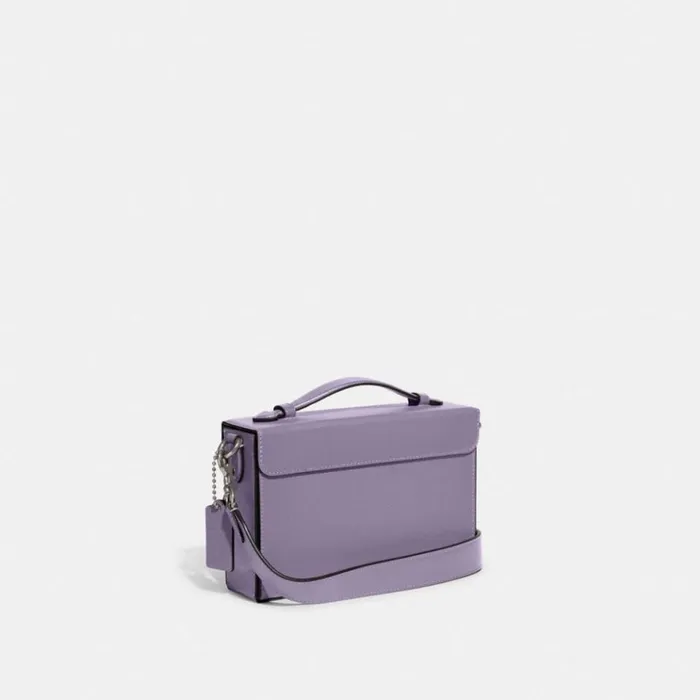Women Crossbody Bags Coach Tabby Box Bag Silverlight Violet