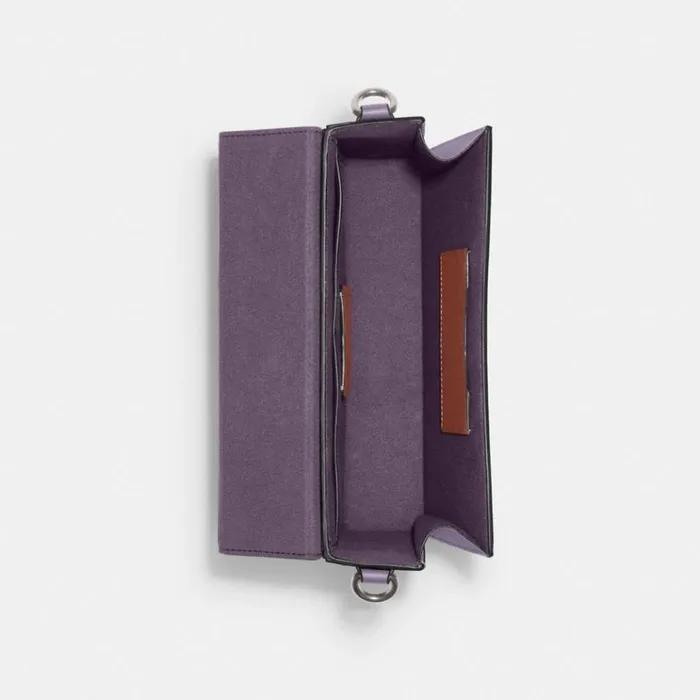 Women Crossbody Bags Coach Tabby Box Bag Silverlight Violet