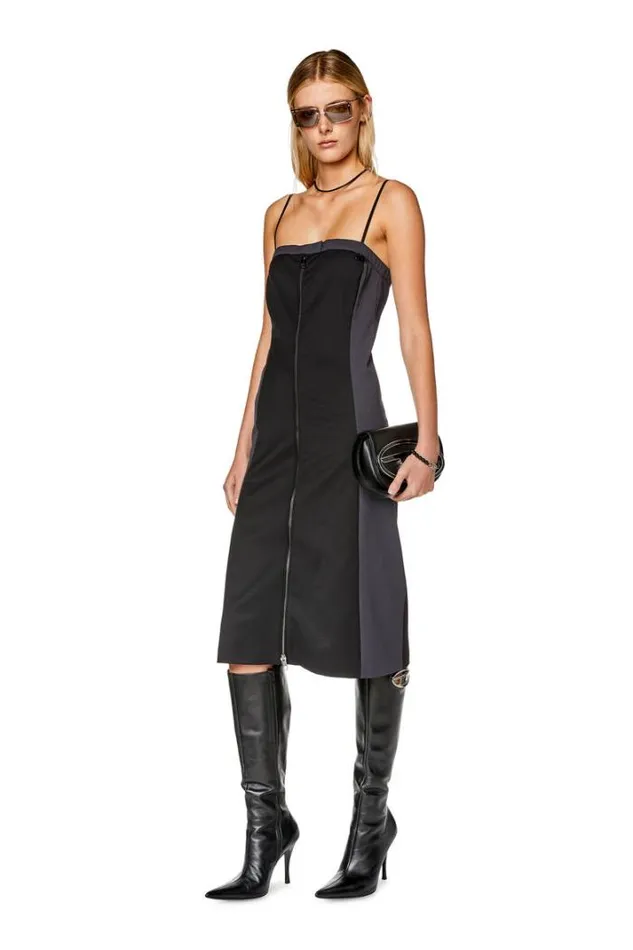 Women DDamini Blackgrey Diesel Dresses And Jumpsuits