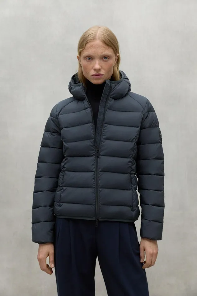 Women Dark Grey Asp Jacket Ecoalf Coats And Jackets