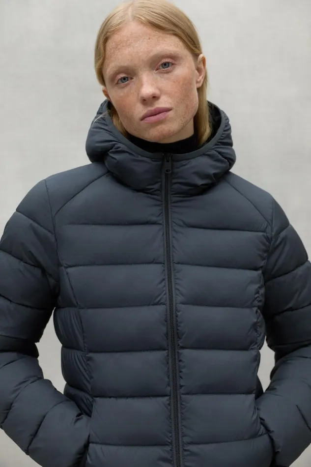Women Dark Grey Asp Jacket Ecoalf Coats And Jackets