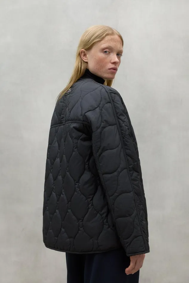 Women Dark Grey Cali Jacket Ecoalf Coats And Jackets