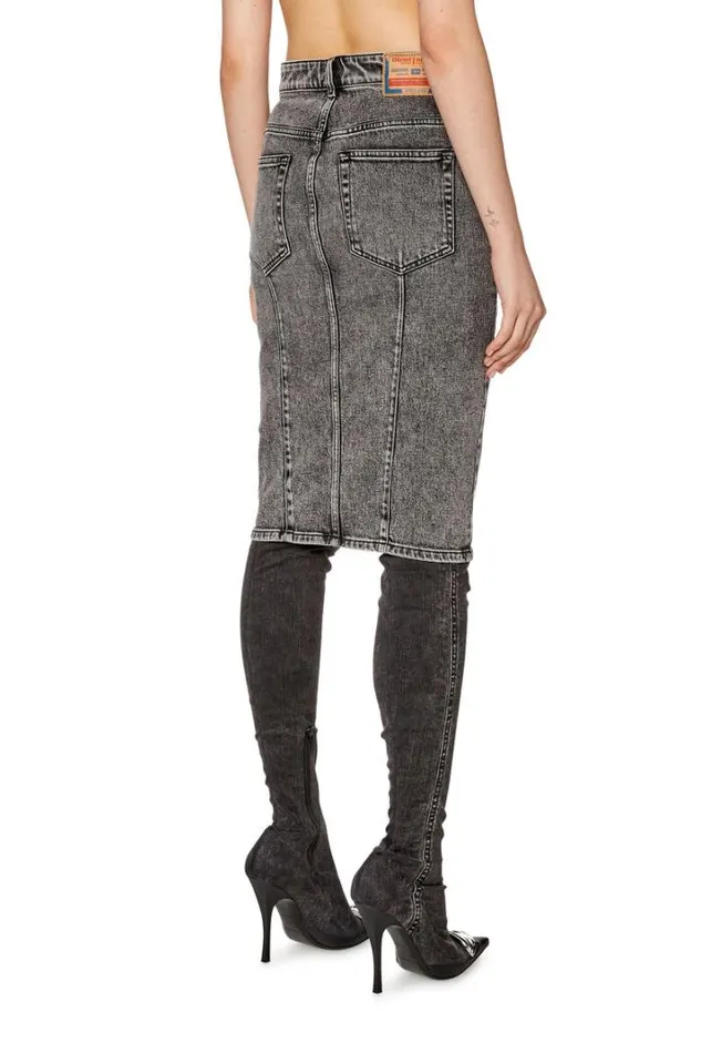 Women DePencilZ Black Diesel Skirts Women DePencilZ Black Diesel Skirts