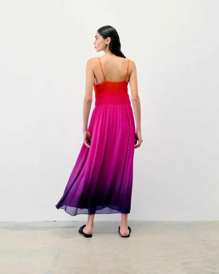 Women Dresses and Jumpsuits From Future Sofia Long Strap Dress Blurry Sunset