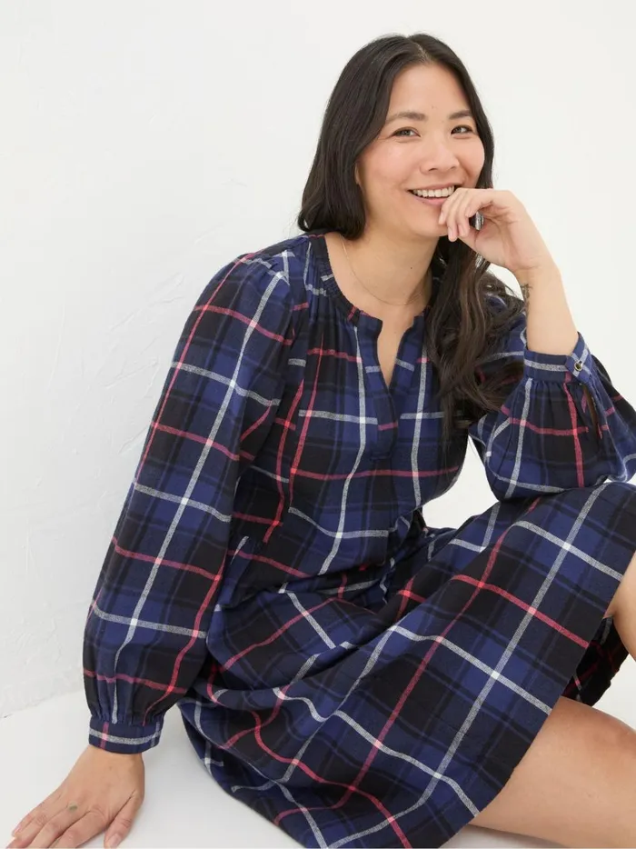 Women Dresses Fat Face Anona Multi Swing Dress