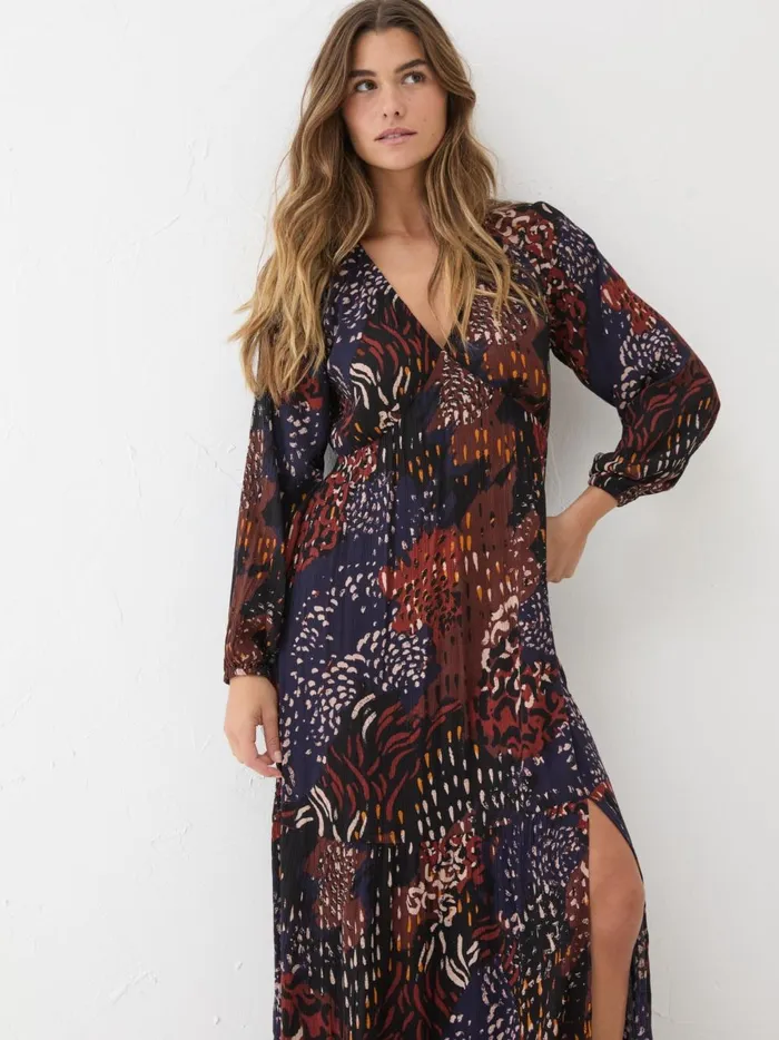 Women Dresses Fat Face BlackWhite Noelle Animal Print Maxi Dress Women Dresses Fat Face BlackWhite Noelle Animal Print Maxi Dress