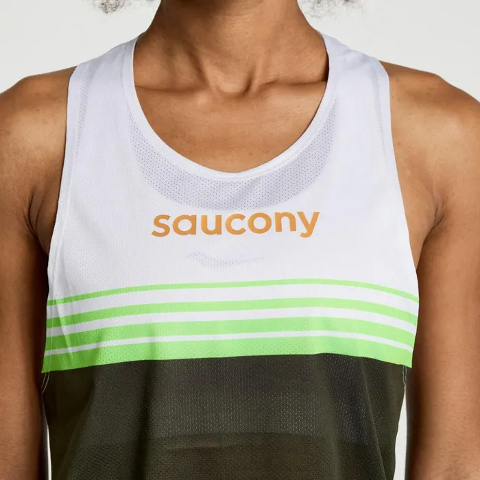 Women Elite Singlet Umbra Saucony Tops