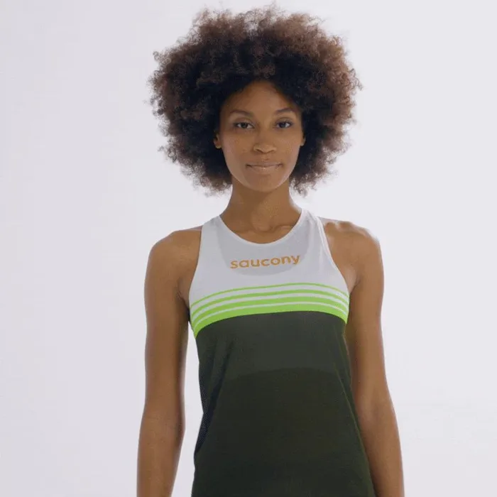 Women Elite Singlet Umbra Saucony Tops