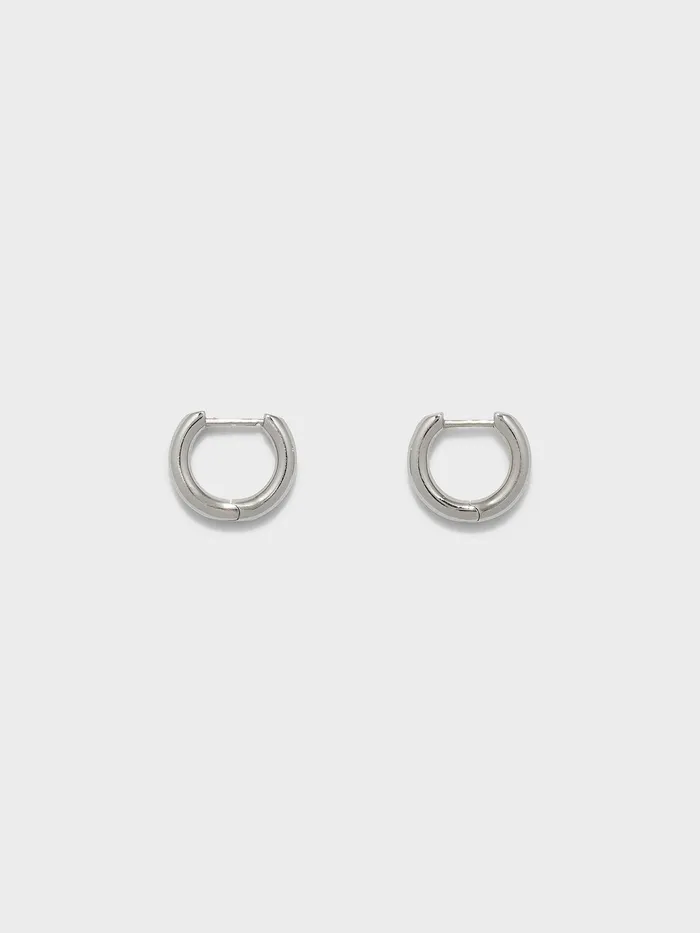 Women Elliot PalladiumPlated Hoop Earrings Aeyde Earrings
