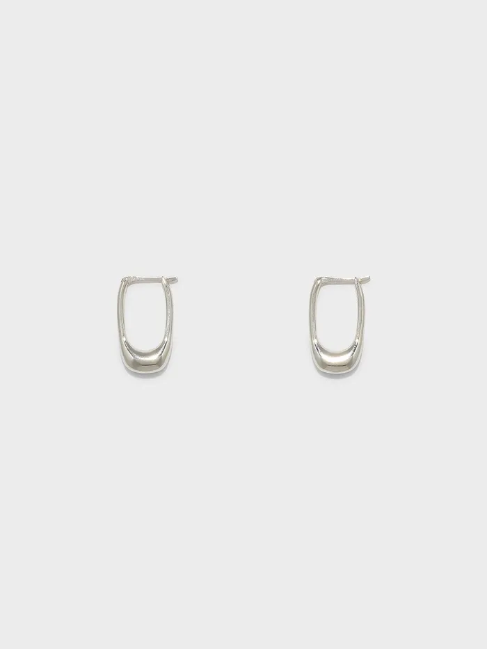 Women Elton PalladiumPlated Hoop Earrings Aeyde Earrings