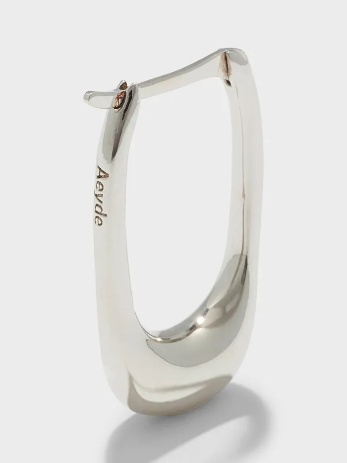 Women Elton PalladiumPlated Hoop Earrings Aeyde Earrings
