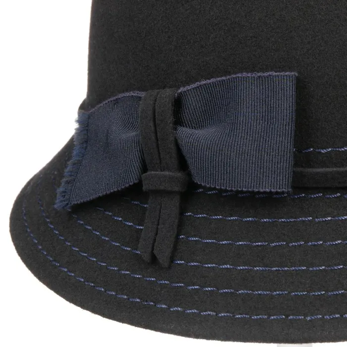 Women Felt Hats Mayser Patricia Wollhut Dark Blue Women Felt Hats Mayser Patricia Wollhut Dark Blue