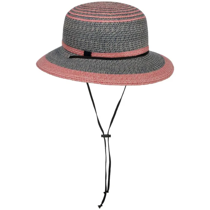 Women Floppy Hats Mayser Cilly Sun Hat With Chin Strap Bluered