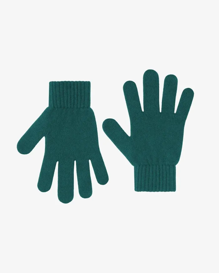 Women Gloves Colorful Standard Merino Wool Gloves Ocean Green