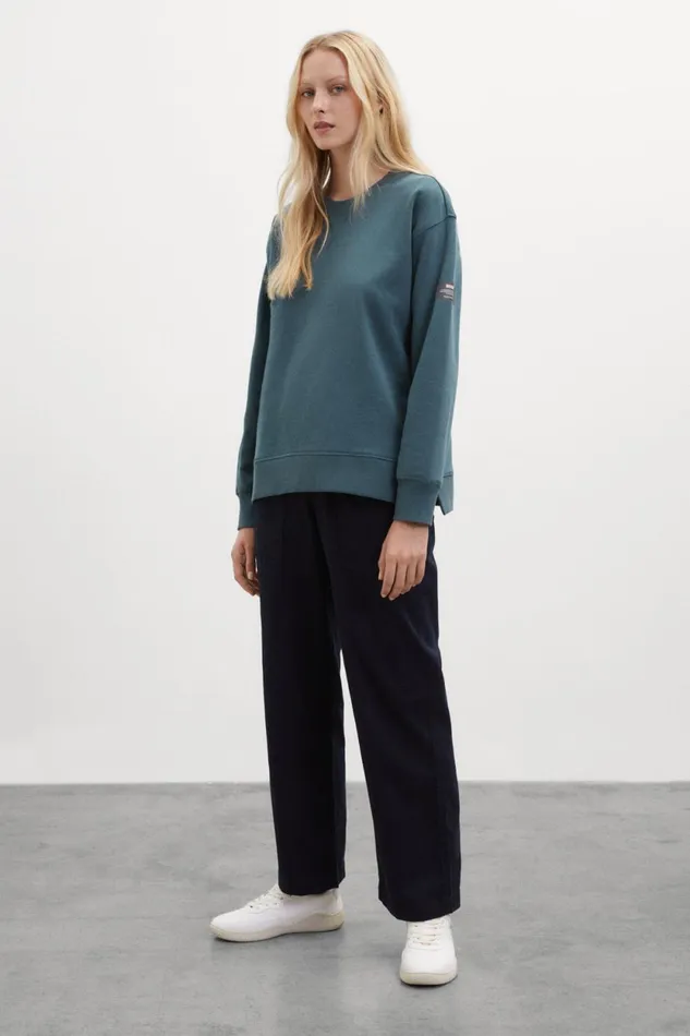 Women Green Galway Sweatshirt Ecoalf Sweatshirts