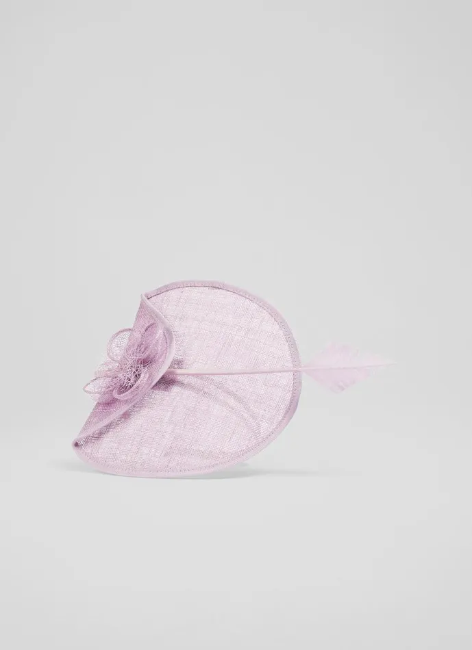 Women Hats and Fascinators LKBennett Eileen Lilac Mesh And Feather Fascinator Women Hats and Fascinators LKBennett Eileen Lilac Mesh And Feather Fascinator