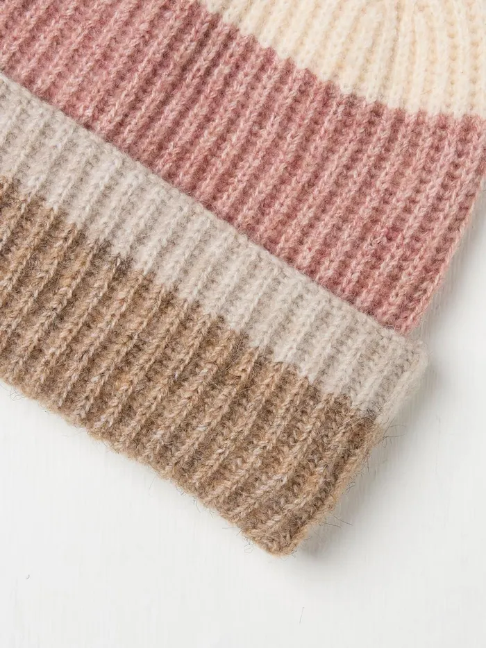 Women Hats Fat Face Natural Colourblock Beanie Women Hats Fat Face Natural Colourblock Beanie