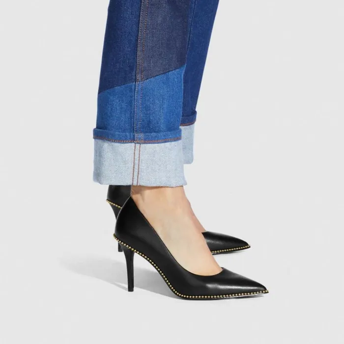 Women Heels Coach Waverly Pump Black