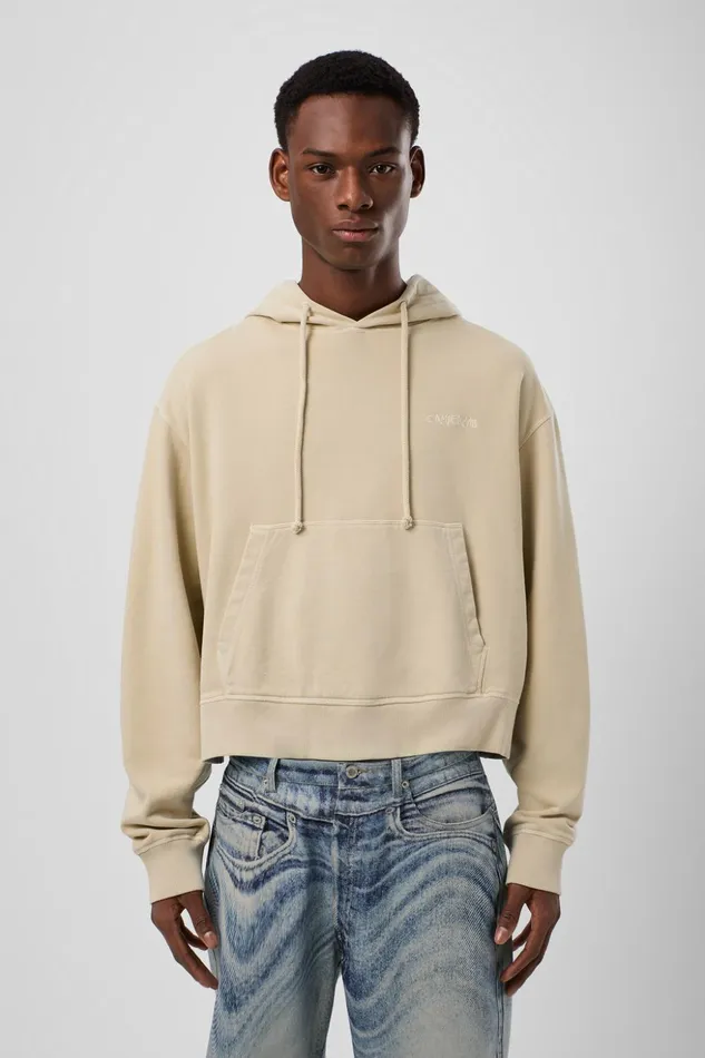 Women Hoodie Beige Cotton Hoodie Camper Jersey