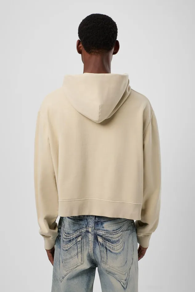 Women Hoodie Beige Cotton Hoodie Camper Jersey Women Hoodie Beige Cotton Hoodie Camper Jersey