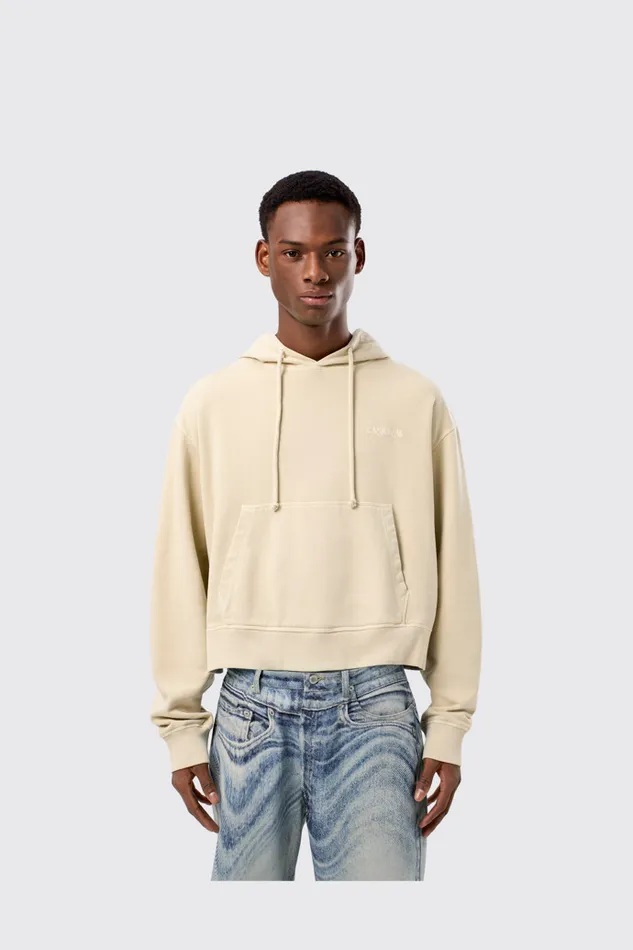 Women Hoodie Beige Cotton Hoodie Camper Jersey Women Hoodie Beige Cotton Hoodie Camper Jersey