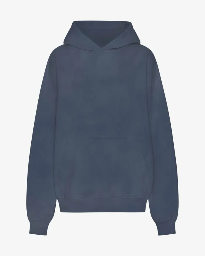 Women Hoodies Colorful Standard Organic Oversized Hood Neptune Blue