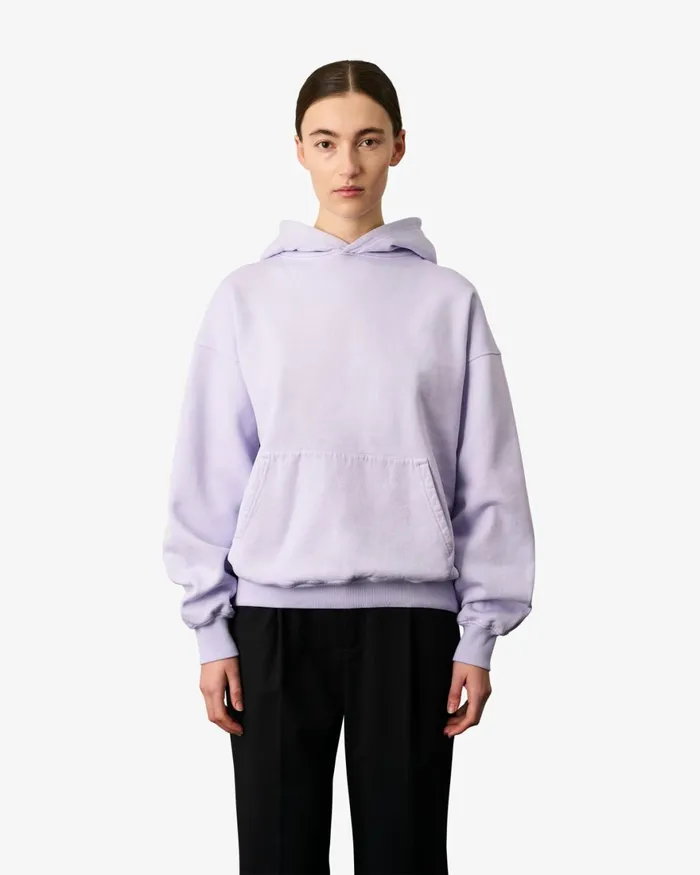 Women Hoodies Colorful Standard Organic Oversized Hood Petrol Blue