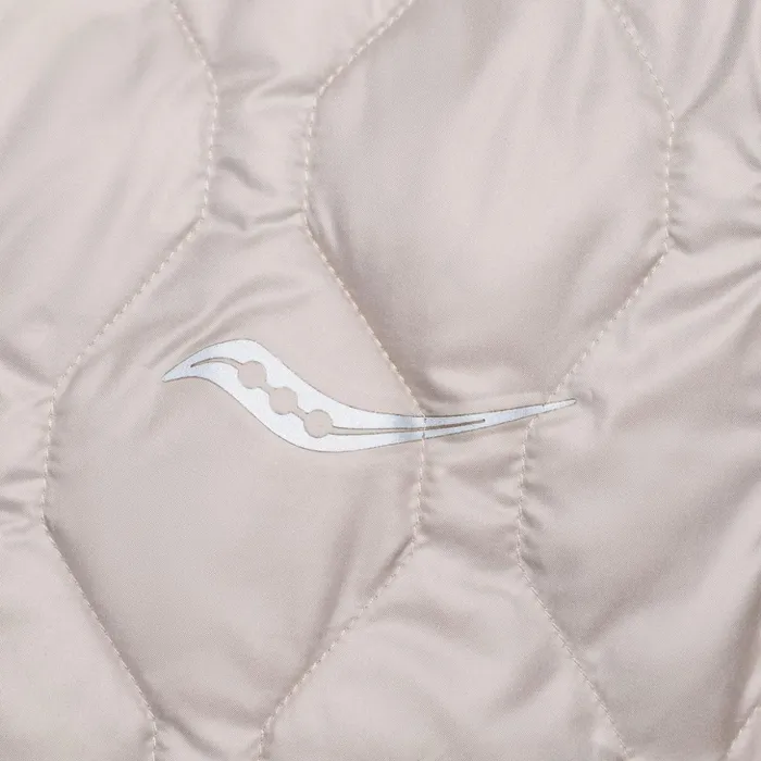 Women Hurricane Insulated Vest Dove Saucony Jackets