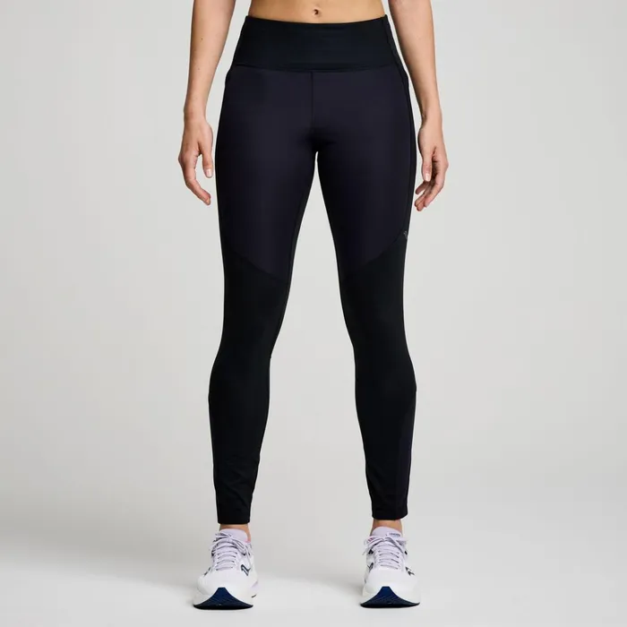 Women Hurricane Wind Tight Black Saucony Bottoms