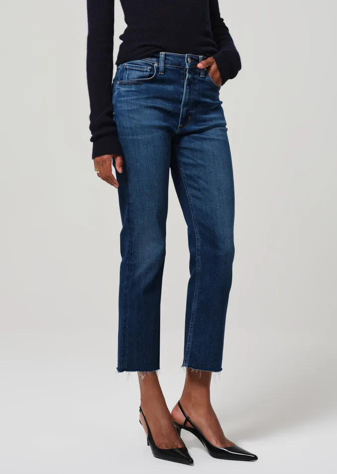 Women Jeans Citizens Of Humanity Caia Straight In Regency