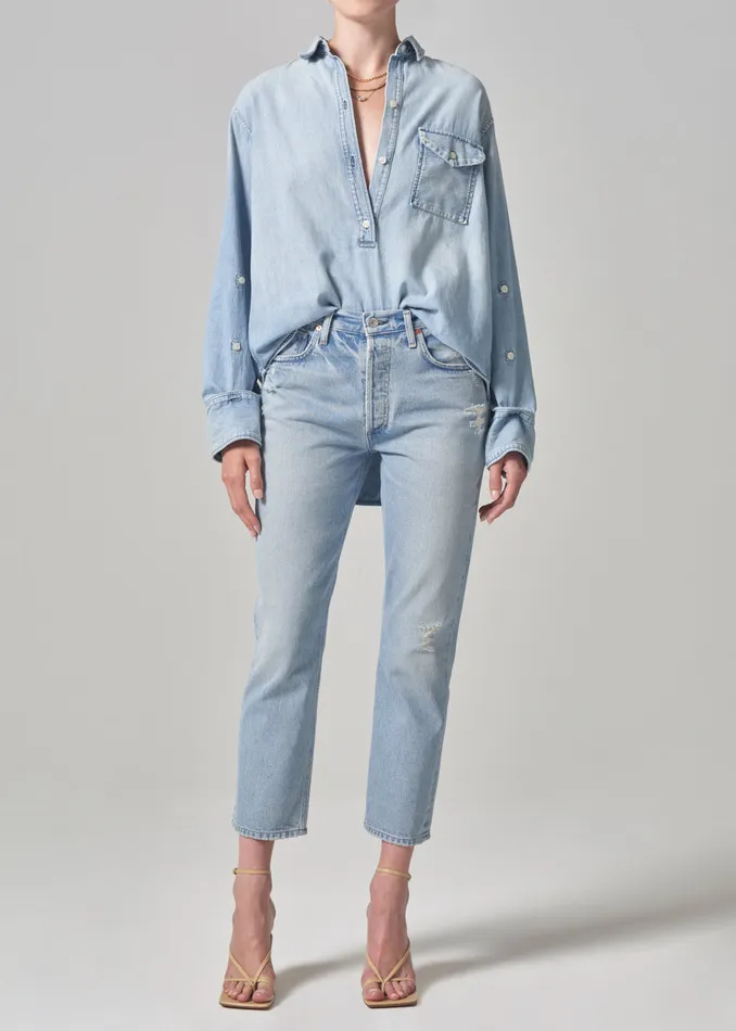 Women Jeans Citizens Of Humanity Charlotte High Rise Straight In Savahn