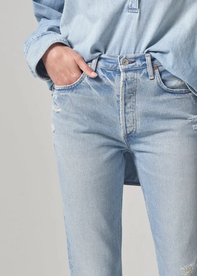 Women Jeans Citizens Of Humanity Charlotte High Rise Straight In Savahn