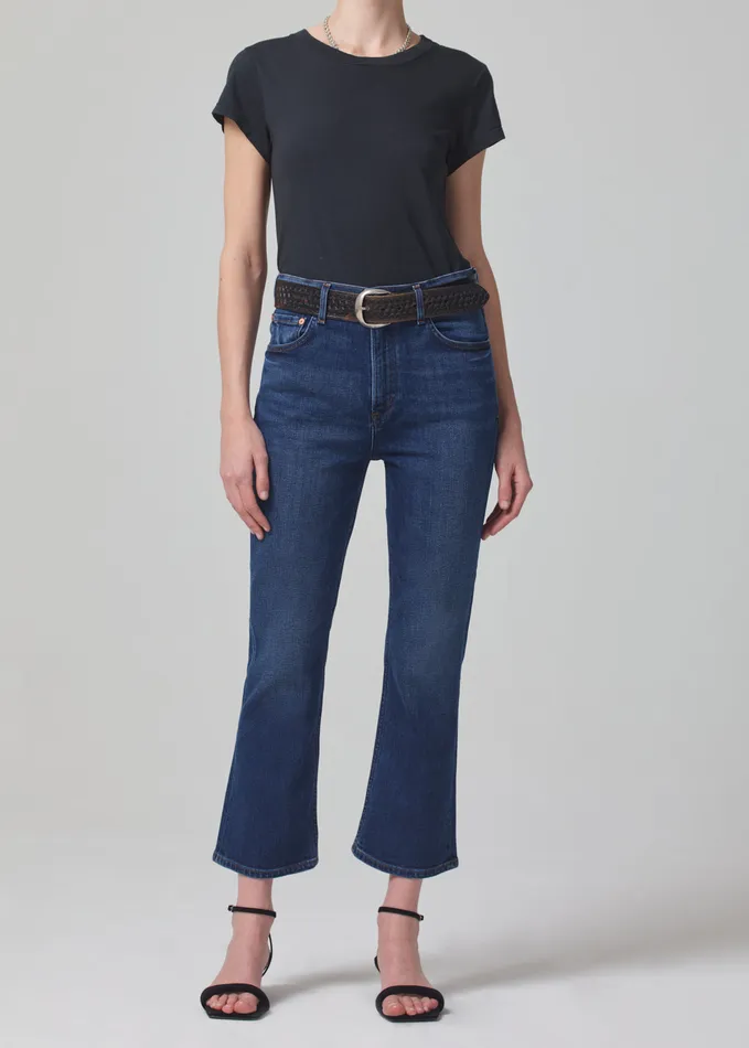 Women Jeans Citizens Of Humanity Isola Mid Rise Cropped Boot In Provance