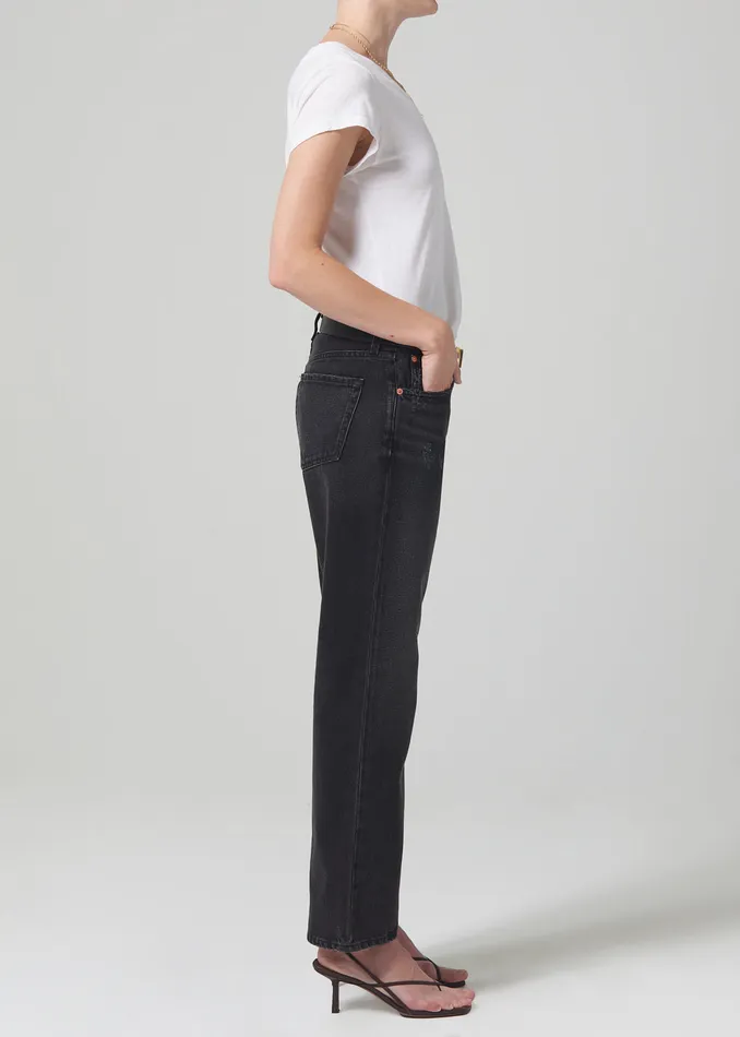 Women Jeans Citizens Of Humanity Neve Low Slung Relaxed In Obsidian