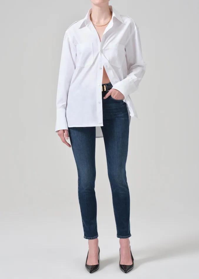 Women Jeans Citizens Of Humanity Sloane Skinny In Baltic