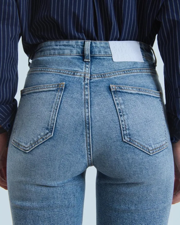 Women Jeans From Future Slit Bootcut Joe Jeans Light Blue
