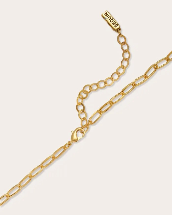 Women Jewel Letter Necklace Gold Ramy Brook Jewelry