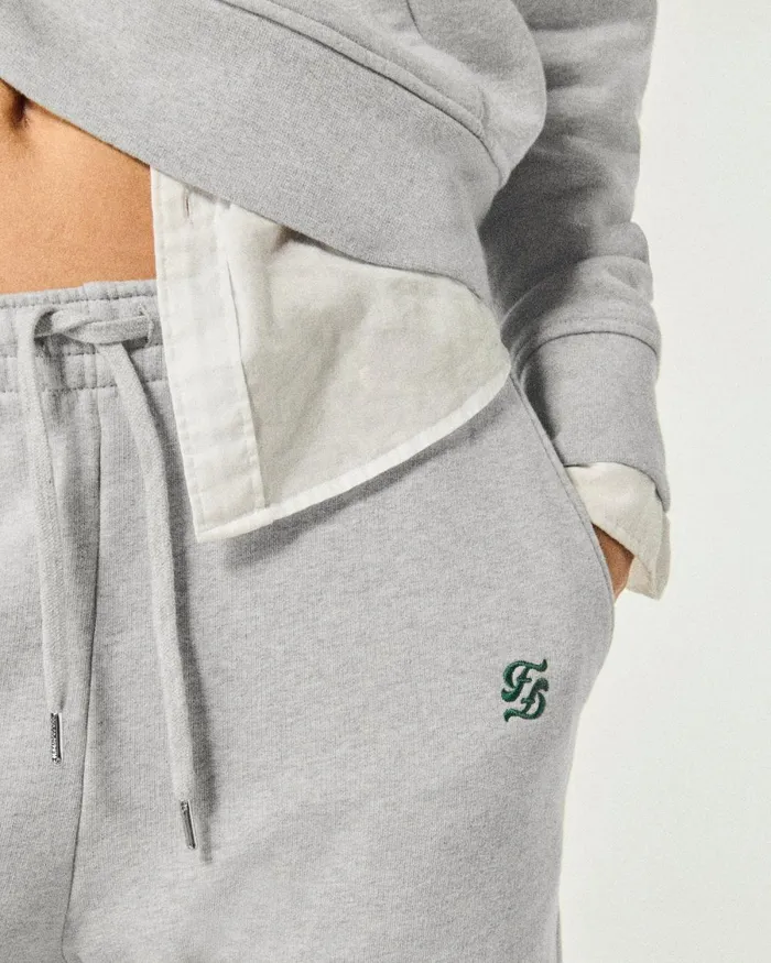 Women Joggers From Future Double F Straight Joggers Light Heather Gray