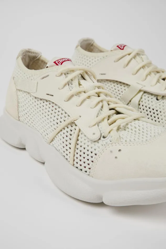 Women Karst White TENCEL and MIRIUM Sneaker Camper Sneakers