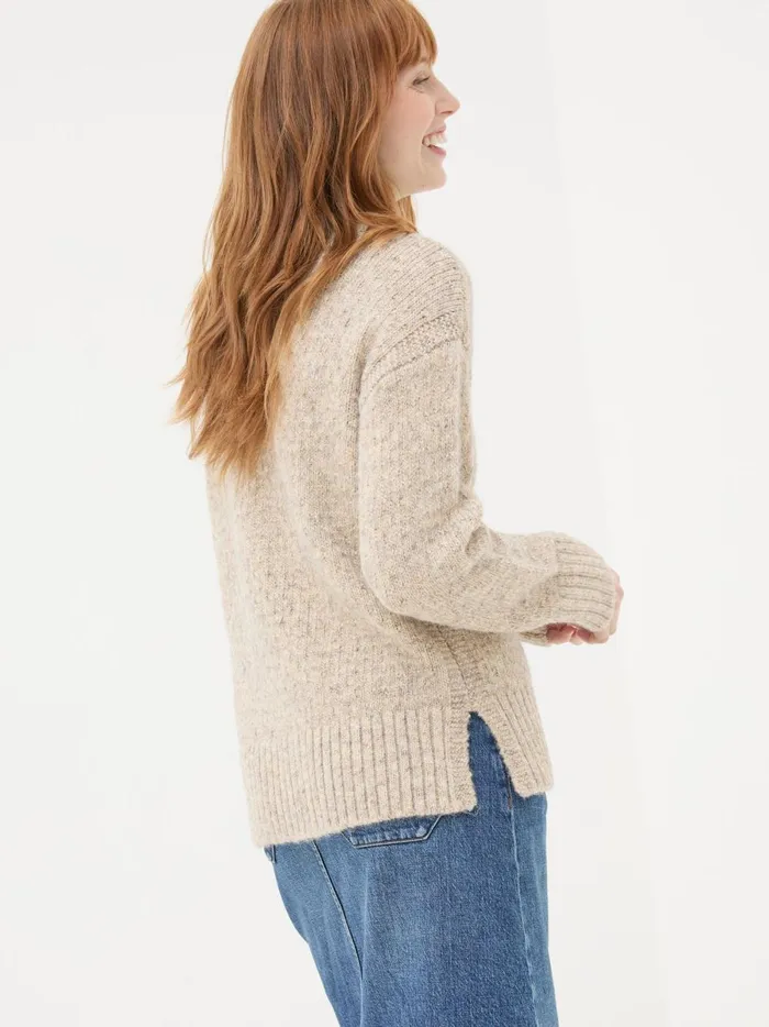 Women Knitwear Fat Face Gold Etta Sparkle Jumper Women Knitwear Fat Face Gold Etta Sparkle Jumper