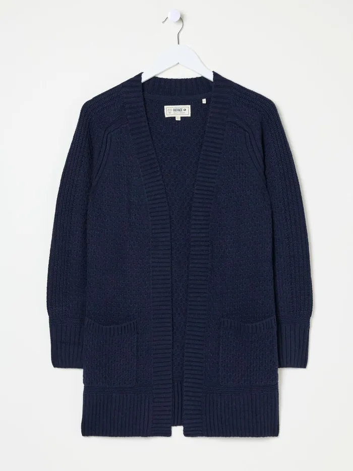 Women Knitwear Fat Face Hannah Navy Cardigan