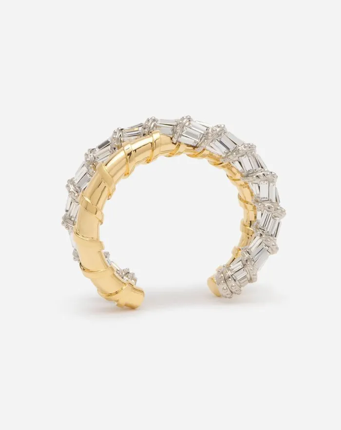 Women Lanvin Jewelry Baguettes Melodie Bracelet Goldcrystal
