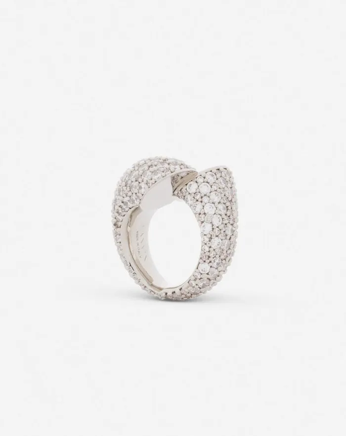Women Lanvin Jewelry Haute Squence Rhinestone Ring Silvercrystal Women Lanvin Jewelry Haute Squence Rhinestone Ring Silvercrystal