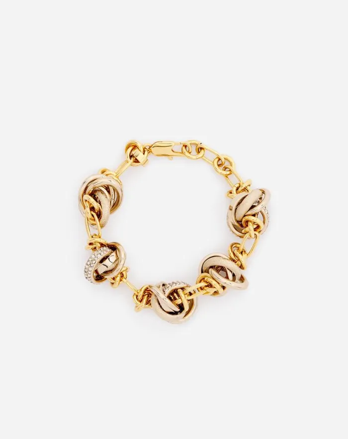 Women Lanvin Jewelry Partition By Lanvin Knot Bracelet Goldcrystal