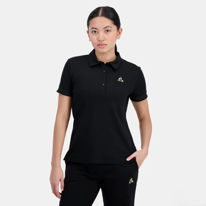 Women Le Coq Sportif Tshirts Polos Shirts And Tops Coq D039Or Polo Shirt En Interlock 240g Coton Black Women Le Coq Sportif Tshirts Polos Shirts And Tops Coq D039Or Polo Shirt En Interlock 240g Coton Black