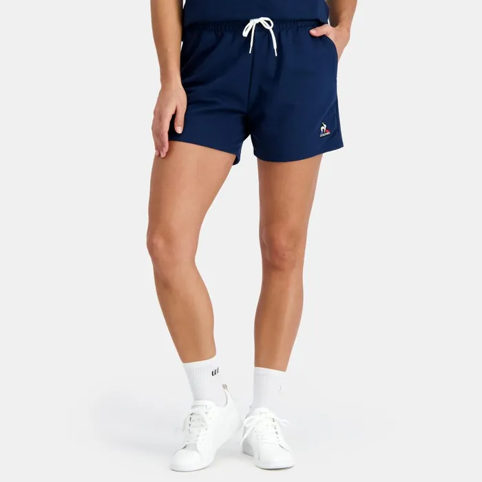 Women Le Coq Sportif Trousers Joggers And Shorts Essentiels Shorts Victory Blue Women Le Coq Sportif Trousers Joggers And Shorts Essentiels Shorts Victory Blue